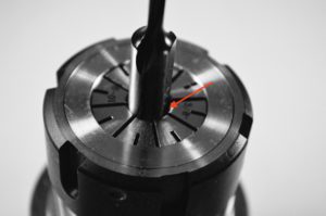 10mm shank dowel bit in collet