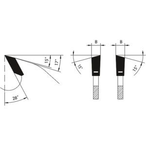 Rip and Crosscut Saw Blade for Sliding Table Saws