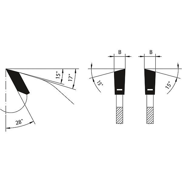 Rip and Crosscut Saw Blade for Sliding Table Saws