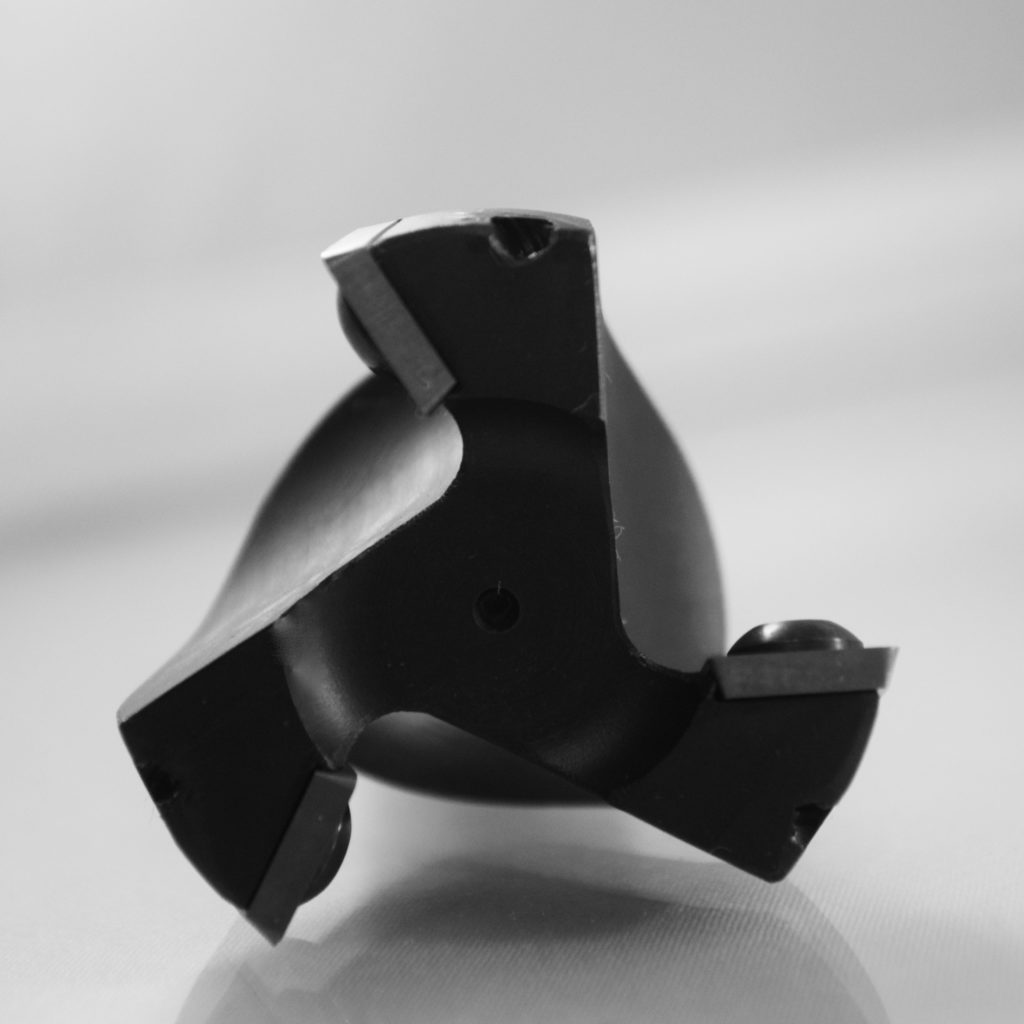 Bottom view of Insert Surface Planing Cutter for MDF Doors