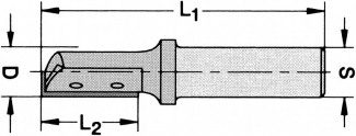 Insert Router Bit Line Drawing