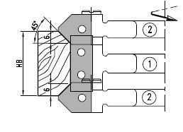 Adjustable Insert Bevel Cutter